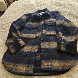 Oversized Wool-blend Shacket